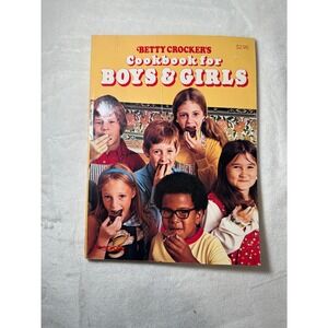 Betty Crocker's Cookbook for Boys & Girls Vintage Golden Press Softcover 1970s